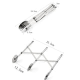 3/5/7 Wheels Cutter Dough Divider Side Pasta Knife Flexible Roller Blade Pizza Pastry Peeler Stainless Steel Bakeware Tools