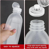 6/1PCS 300/500ml Kitchen Oil Bottle Plastic Seasoning Squeeze Bottle Dispenser for Salad BBQ Sauce Condiment Cooking Tool