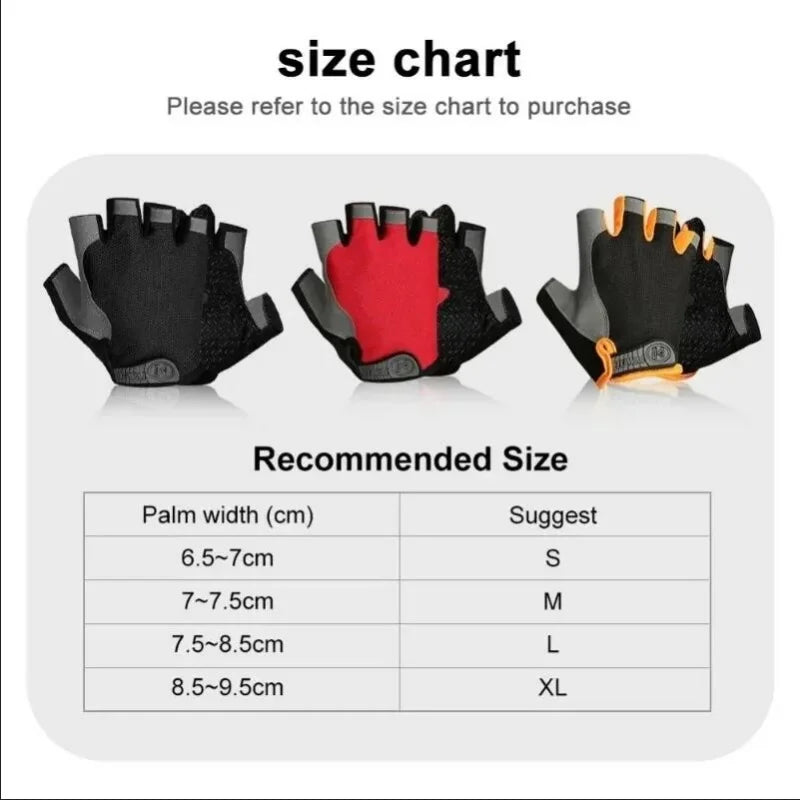 Anti-Slip Breathable Gym Weightlifting Gloves