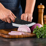 Meat Cutting Knives Boning Knife Wooden Handle Hnadmade Forge Knives Slicing Knife Multifunctional Kitchen Knives with Cover