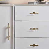 French-bronze solid handle vintage wardrobe/cabinet door handles small single-hole drawer pull medieval-style furniture hardware