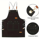 Chef's apron for hotel cooking restaurant waiter; ladies' restaurant coffee shop baking shop manicure shop work apron uniform fo