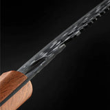 Meat Cutting Knives Boning Knife Wooden Handle Hnadmade Forge Knives Slicing Knife Multifunctional Kitchen Knives with Cover