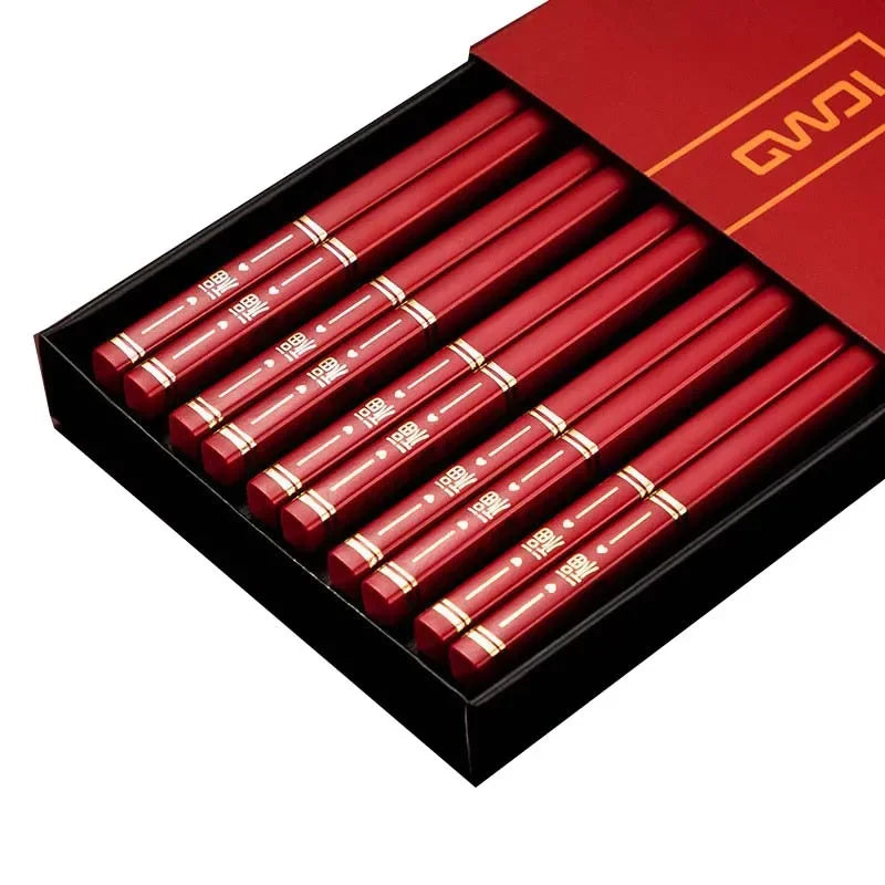 5Pairs High Quality Japanese Non-Slip Chopsticks Korean Home Hotel Restaurant Portable Healthy Food Stick For Sushi Chopsticks