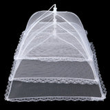 Picnic Food Covers for Outside Mesh 4 Packs Pop Up Fine Fly Net for Fruit - Collapsible Screen Umbrella Food Tent