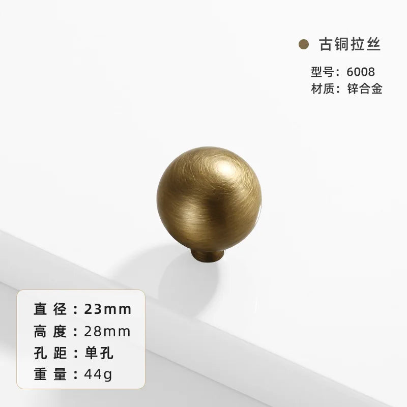 French-bronze solid handle vintage wardrobe/cabinet door handles small single-hole drawer pull medieval-style furniture hardware