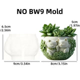 Mountain relief succulent plant flowerpot resin silicone mold mountain stream flowing water storage box candle cup gypsum molds