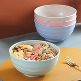 4-piece non fragile grain bowl set -24 ounce PP plastic bowl for soup/rice/grains - microwave and dishwasher safe