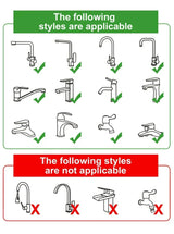 Rotatable Multifunctional Extension Faucet Aerator Kitchen Sink Faucet Extender Adapter Bathroom Tap Swivel Robotic Arm Sink Fit