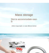 Waterfall Kitchen Sink Nanometer 304 Stainless Steel Large Single Slot Kitchen Accessories Waterfall Faucet Vegetable Basin