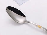 4/8/12/16/20 Pieces Gold Plated Luxury Silverware Flatware Dishwasher Safe 18/10 Stainless Steel Cutlery Set For Home Wedding