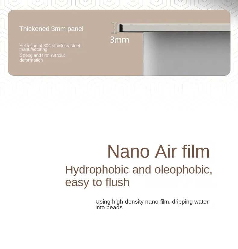 Waterfall Kitchen Sink Nanometer 304 Stainless Steel Large Single Slot Kitchen Accessories Waterfall Faucet Vegetable Basin