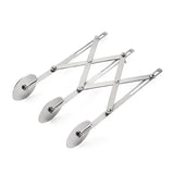 3/5/7 Wheels Cutter Dough Divider Side Pasta Knife Flexible Roller Blade Pizza Pastry Peeler Stainless Steel Bakeware Tools
