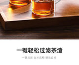 Heat Resistant Glass Teapot One-click Filtering Tea Pot Tea Water Separation Filter Tea Maker Coffee Pot Home Flower Teaware