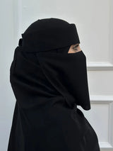 Niqab Short Pinch Eye Breathable Nida Eid Ramadan Wholesale Muslim Women Hijab Saudi Face Cover Veil Niqab