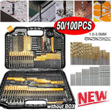 Titanium Coated HSS Drill Bit Set