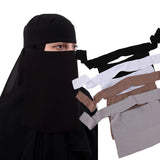 Niqab Short Pinch Eye Breathable Nida Eid Ramadan Wholesale Muslim Women Hijab Saudi Face Cover Veil Niqab