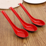 1/5/10pcs Mighty Porcelain Anti-Shock Spoons Japanese Rice Spoon Dumplings Porridge Soup Spoon  Restaurant Bar Kitchen Cutlery
