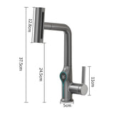 Intelligent Water Temperature Display Pull-out Sprayer Kitchen Faucet Hot and Cold Water Kitchen Sink Tap Single Hole Mixer