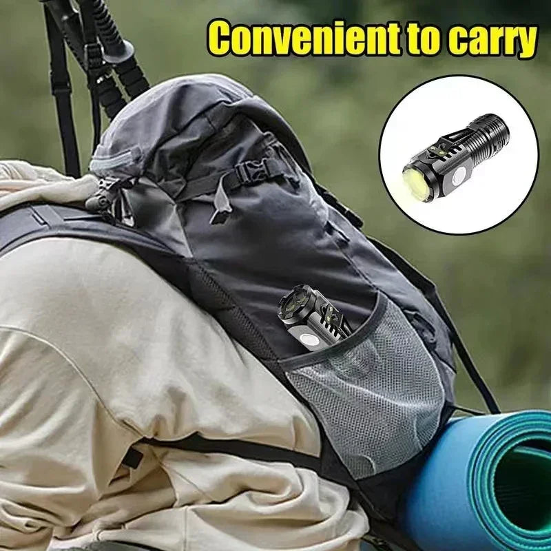 Tactical Long-Range LED Flashlight (Rechargeable)