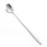 Long Handle Teaspoon Stainless Steel Rose Mixing Spoon Unusual Teaspoons for Dessert Honey Salad Tea Coffee Spoons New Year Gift