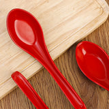 1/5/10pcs Mighty Porcelain Anti-Shock Spoons Japanese Rice Spoon Dumplings Porridge Soup Spoon  Restaurant Bar Kitchen Cutlery