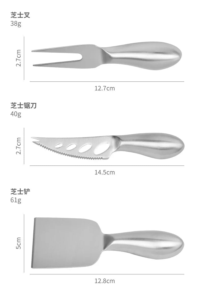 Classic Butter Cutter Set Cheese Jam Spreaders Wipe Cream Cutter Utensil Multifunction Butter BreadKnife Kitchen Gadget