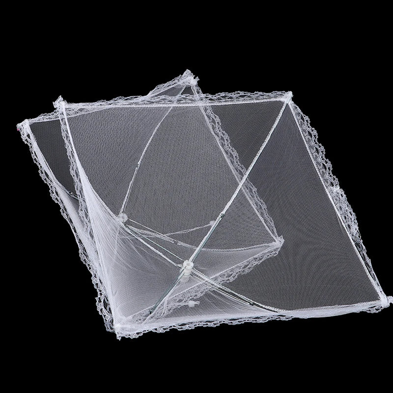 Picnic Food Covers for Outside Mesh 4 Packs Pop Up Fine Fly Net for Fruit - Collapsible Screen Umbrella Food Tent
