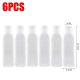 6/1PCS 300/500ml Kitchen Oil Bottle Plastic Seasoning Squeeze Bottle Dispenser for Salad BBQ Sauce Condiment Cooking Tool