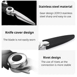 ‌Premium Stainless Steel Kitchen Scissors Heavy Duty Strong Blade for Cutting Fish Meat Chicken Bones Pizza Dishwasher Safe