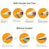 80PCS Cake Decorating Set-Non-Slip Turntable with 14 Piping Tips, Scrapers & Tools for Professional DIY Baking Tools Accessories