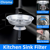 Kitchen Sink Drainage Filter Detachable Sink Food Catcher Sink Strainer Stopper Combo Pop-up Sink Filter Embedded Filter Basket