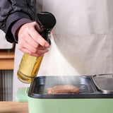 200/300/500ml Plastic Oil Spray Bottle Food Grade Oil Spray for Cooking BBQ Air Fryer Kitchen Oil Spray Bottle Kitchen YH001