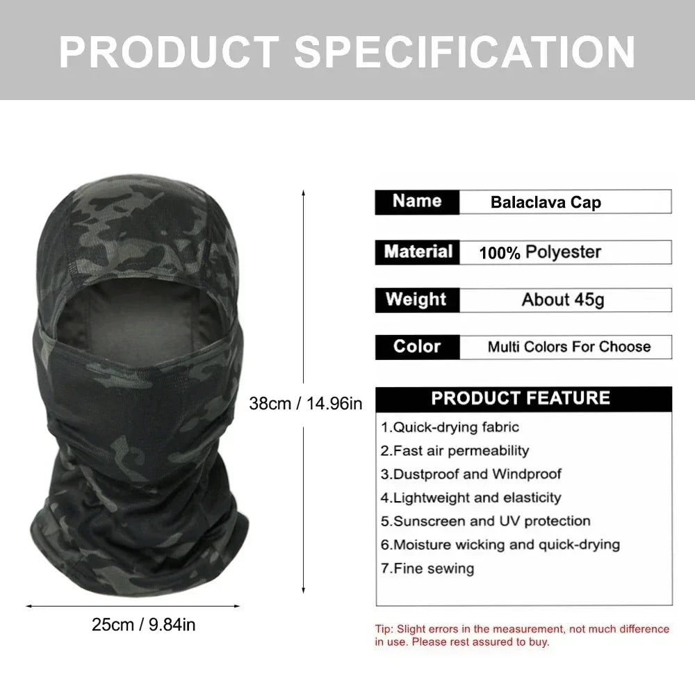 Camouflage Full-Face Balaclava Mask