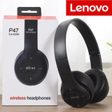 Lenovo Multifunctional Portable Foldable Headmounted Wireless Bluetooth 5.0 Headset For Bluetooth connection Wired Connection