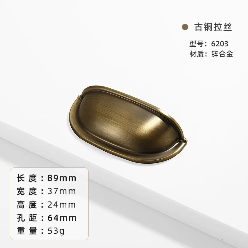 French-bronze solid handle vintage wardrobe/cabinet door handles small single-hole drawer pull medieval-style furniture hardware