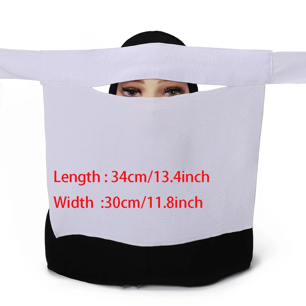 Niqab Short Pinch Eye Breathable Nida Eid Ramadan Wholesale Muslim Women Hijab Saudi Face Cover Veil Niqab