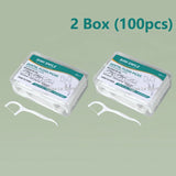 Portable Dental Floss Picks (Travel Box)