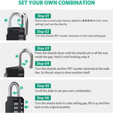 Heavy-Duty 4-Digit Waterproof Padlock