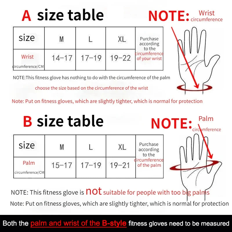 Unisex Workout & Weightlifting Gloves