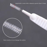 10-500PCS Shower Cleaning Brush Bathroom Micro Nylon Brush Nozzle Anti-blocking Cleaning Tools Bathroom Accessories