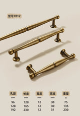 French-bronze solid handle vintage wardrobe/cabinet door handles small single-hole drawer pull medieval-style furniture hardware