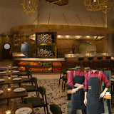 Chef's apron for hotel cooking restaurant waiter; ladies' restaurant coffee shop baking shop manicure shop work apron uniform fo