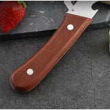 Stainless Steel Peeler Wooden Handle Durable Smooth Multi-function Kitchen Tool Fruit Vegetable Peeling Slicing