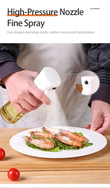 200/300/500ml Plastic Oil Spray Bottle Food Grade Oil Spray for Cooking BBQ Air Fryer Kitchen Oil Spray Bottle Kitchen YH001