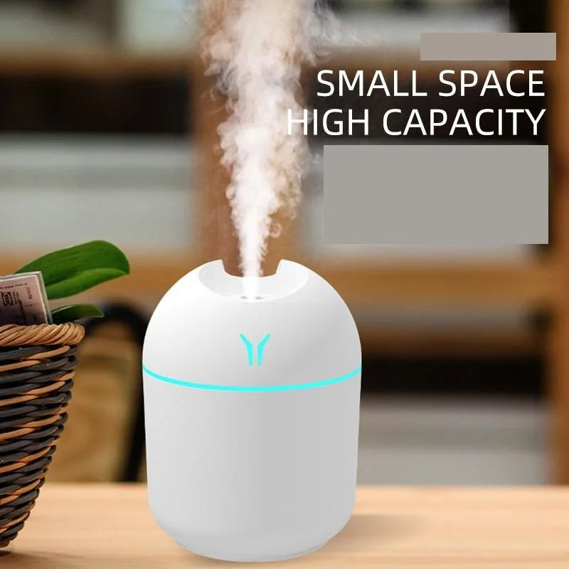 USB Mini Car Humidifier & Aroma Diffuser (250ml)