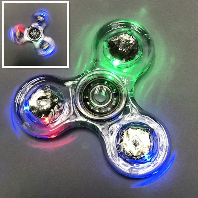Glow-in-the-Dark LED Fidget Spinner