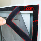 Magnetic Door Screen Insect Mosquito Net Curtain Black Fly Insect Auto Closing Invisible Mesh For Kitchen indoor living room