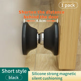 Silicone Anti-collision Magnetic Door Stopper Bedroom Door Study Door Buffer Door Suction No Punching Strong Bonding