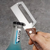 Stainless Steel Peeler Wooden Handle Durable Smooth Multi-function Kitchen Tool Fruit Vegetable Peeling Slicing